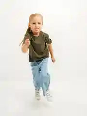 Хаки футболка детская, унисекс
