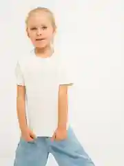 Белый футболка детская, унисекс