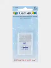 Иглы для швейных машин "Gamma" NT №85 для трикотажа 5 шт в блистере