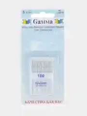 Иглы для швейных машин "Gamma" NT №100 для трикотажа 5 шт. в блистере