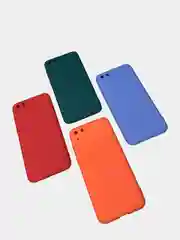 Чехол Huawei Y5p, Honor 9S, Хонор 9С силиконовый матовый цветной с подкладом из микрофибры