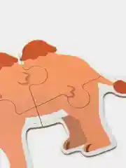 Зеленый пазлы в жестяной коробке