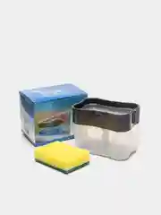 Диспенсер кухонный / Дозатор кухонный с губкой / дозатор для моющего средства / для кухни