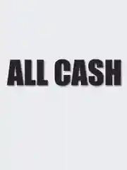 Белый наклейка "All Cash"