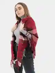 Багровый платок в клетку