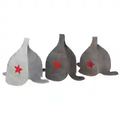 Шапка для бани и сауны "Буденовка"