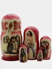 Матрешка AC/DC 5 мест