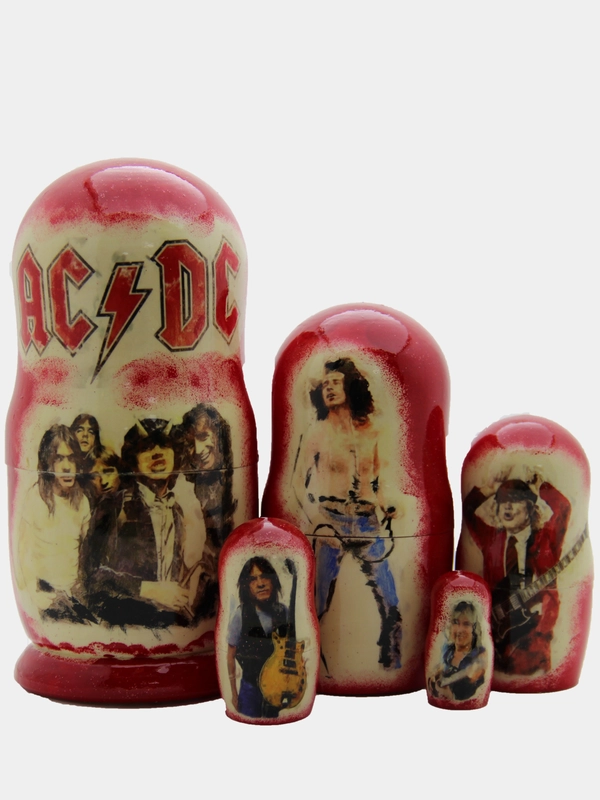 Матрешка AC/DC 5 мест