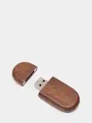 Коричневый флешка USB, деревянная