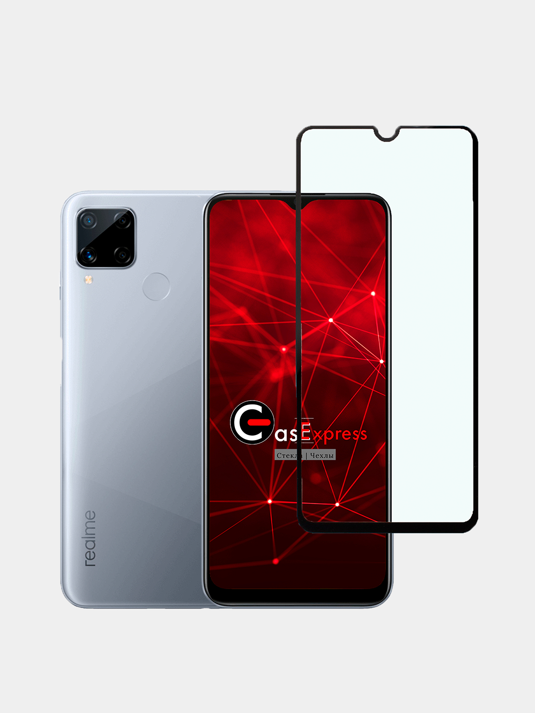 Защитное стекло 21D CasExpress для Realme C11 купить по цене 73.85 ₽ в  интернет-магазине KazanExpress