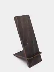 Черный подставка для телефона из дерева "Solo"