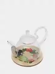 Чайник заварочный стеклянный. Подарок на Новый год маме