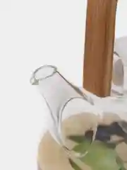 Чайник заварочный стеклянный  с бамбуковой ручкой
