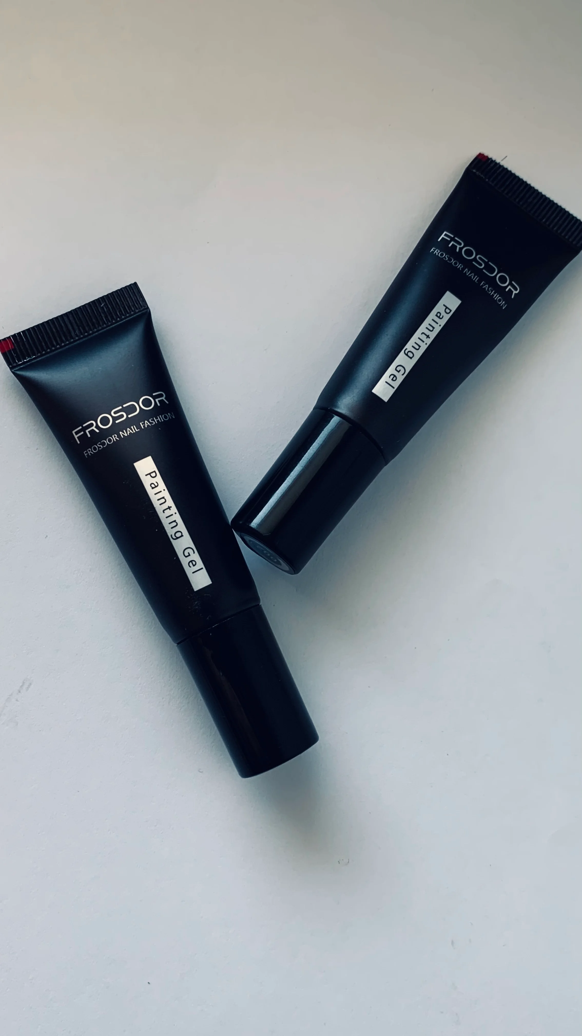 Белый гель краска для росписи и стемпинга Paiting gel