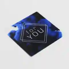 Набор виниловых наклеек For you, 10 штук, 5 х 5 см