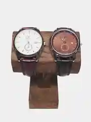 Серый меланж мужские часы Yazole 306 в подарочной коробке-шкатулке