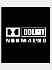 Наклейка "Dolbit normalno"