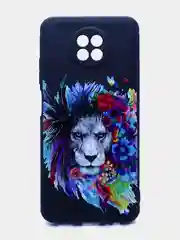 Белый чехол силиконовый с принтом для Xiaomi Redmi Note 9T (редми)