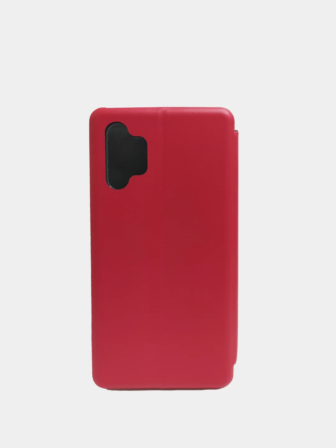 Красный чехол книжка для Samsung A32 (чёрный, красный, золотой)