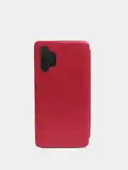 Красный чехол книжка для Samsung A32 (чёрный, красный, золотой)