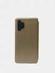 Золотой чехол книжка для Samsung A32 (чёрный, красный, золотой)