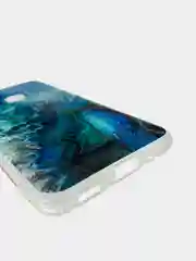 Хаки чехол Samsung Galaxy A11 / M11, Самсунг Галакси А11 / М11 силиконовый с мраморным рисунком