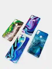 Хаки чехол Samsung Galaxy A11 / M11, Самсунг Галакси А11 / М11 силиконовый с мраморным рисунком
