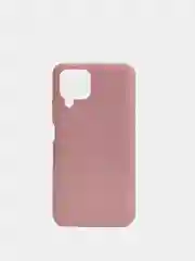 Розовый чехол силиконовый матовый для Samsung A22
