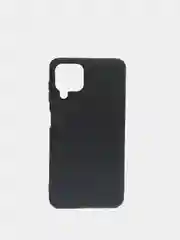 Черный чехол силиконовый матовый для Samsung A22