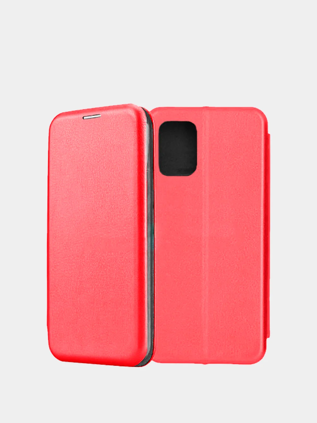 Красный чехол книжка для Xiaomi Mi 11 (чёрный, красный, золотой)