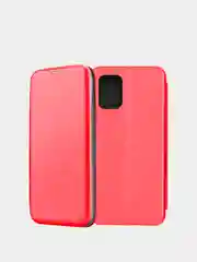 Красный чехол книжка для Xiaomi Mi 11 (чёрный, красный, золотой)