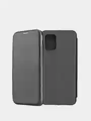 Черный чехол книжка для Xiaomi Mi 11 (чёрный, красный, золотой)