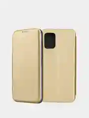 Золотой чехол книжка для Xiaomi Mi 11 (чёрный, красный, золотой)