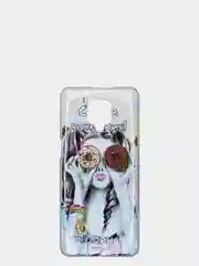 Бежевый меланж чехол Xiaomi Redmi Note 9s / Note 9 Pro / Note 9 Pro Max чехол силиконовый с рисунком