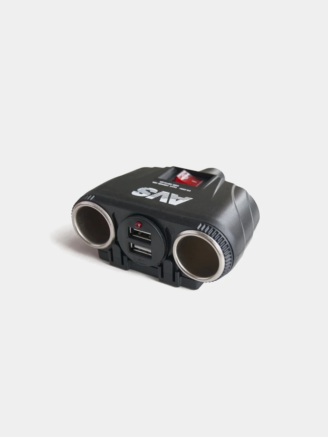 Разветвитель прикуривателя 12/24V (на 2 выхода + 2 USB) AVS разные модели