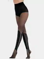 Колготки тюлевые с эффектной шнуровкой, Mona Aira 20 den
