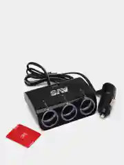 Разветвитель прикуривателя 12/24V (на 3 выхода + USB) AVS