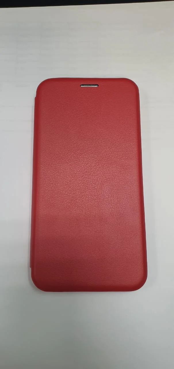 Красный чехол-книжка "Jeneva" Huawei P40 Lite