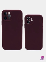 Чехол Silicon Case iPhone 11/12/12PRO MAX с защитой камеры с бархатной подкладкой БЕЗ LOGO