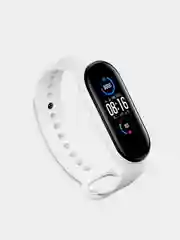 Белый ремешок силиконовый для браслета Xiaomi Mi Band 3, 4