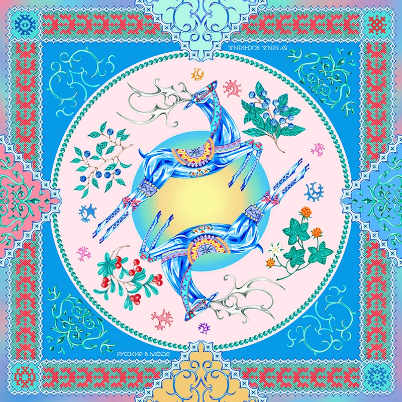 Платок "Северное сияние"