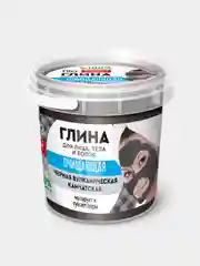 Черная вулканическая камчатская глина Fito, для лица, тела и волос очищающая, 155 мл