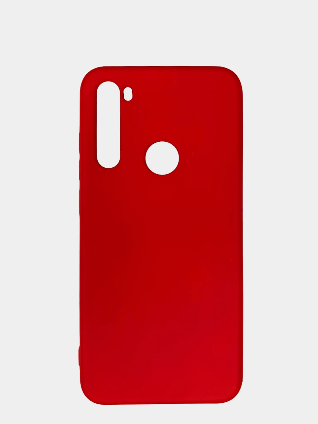 Красный чехол Xiaomi Redmi Note 8T, Сяоми Редми Нот 8Т силиконовый, с закрытым низом