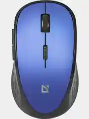 Беспроводная мышь Defender Aero 6D, бесшумная, синяя