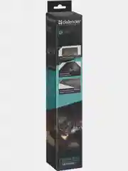 Черный игровой коврик для мыши Defender Cerberus XXL 400x355x3 мм, ткань + резина