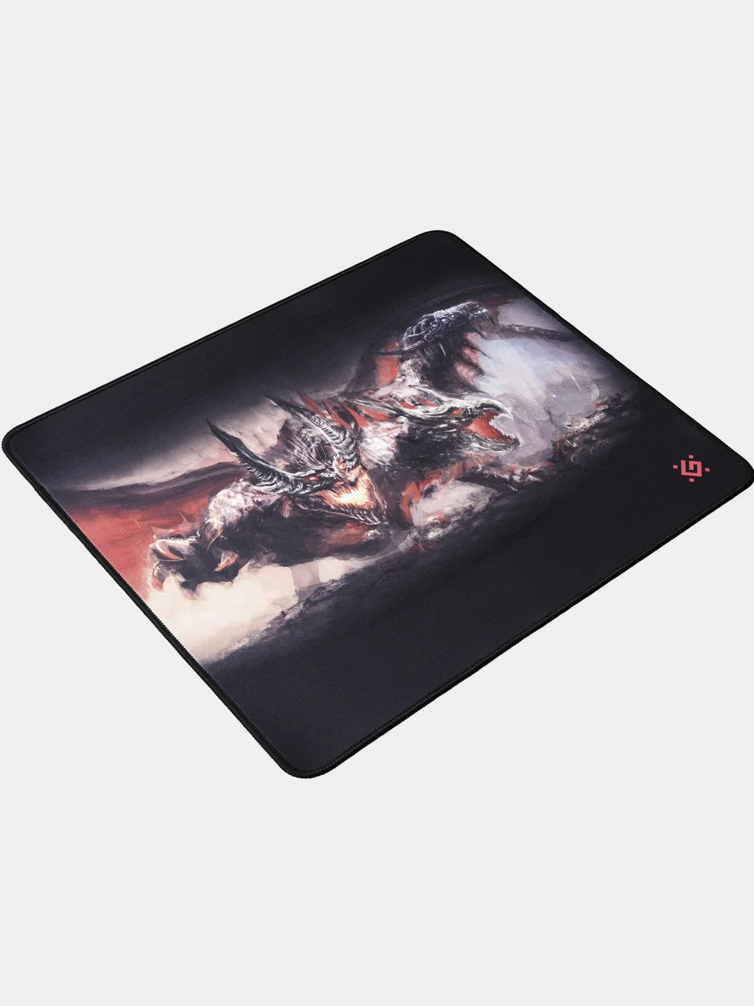 Черный игровой коврик для мыши Defender Cerberus XXL 400x355x3 мм, ткань + резина