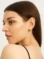 Золотой серьги Minimal