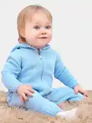 Голубой комбинезон