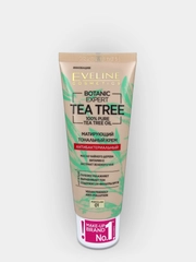 Eveline Cosmetics TEA TREE Тональный крем Матирующий Антибакт. 3в1 - 01 фарфор, 30 мл