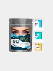Набор составов для долговременной укладки бровей в саше SEXY BROW PERM, (3 саше x 2мл)